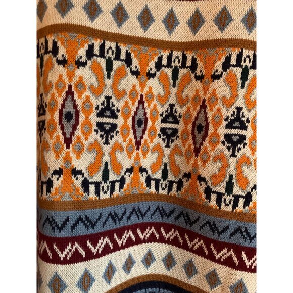 Paisley & Gray Colorful Unique Fit Multicolor Knit Patterned Sweater XXL - Picture 12 of 12